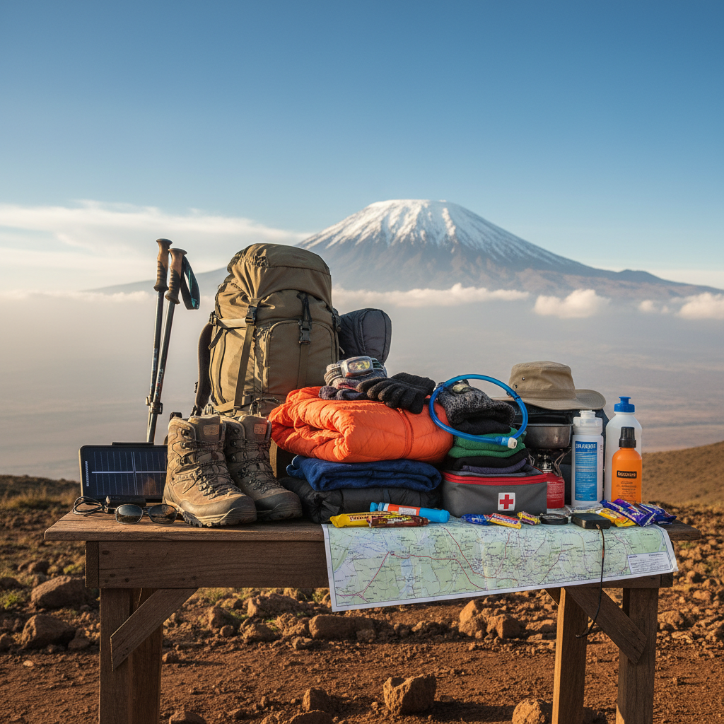 Le matériel indispensable pour réussir un trek sur le Kilimandjaro
